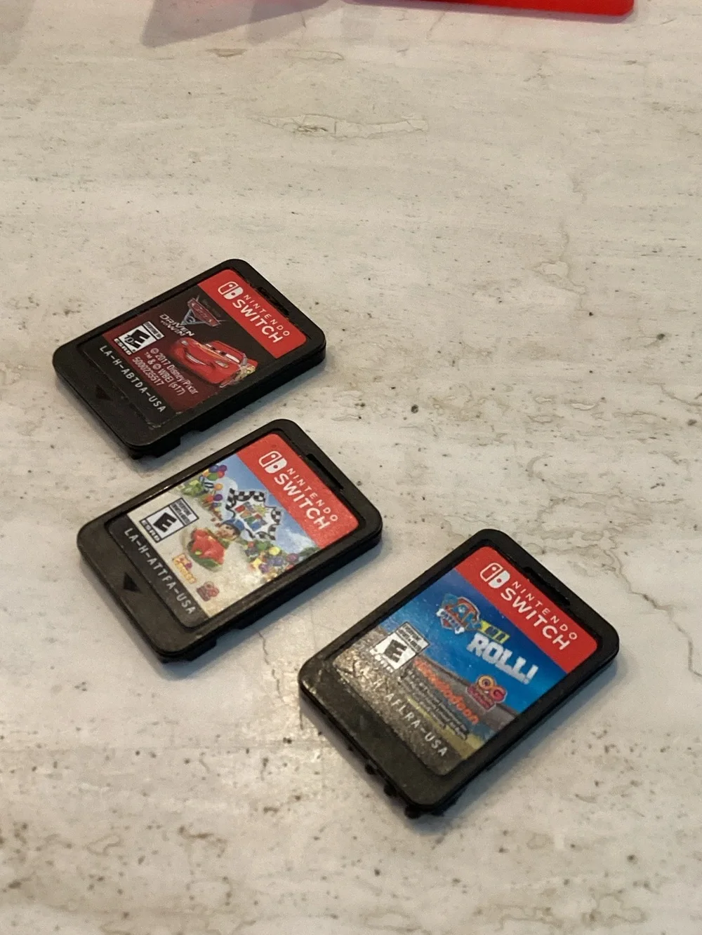 Paw Patrol On A Roll Nintendo Switch Game & Disney Cars & Race With Ryan Lot